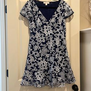 Michael Kors Navy Floral Dress